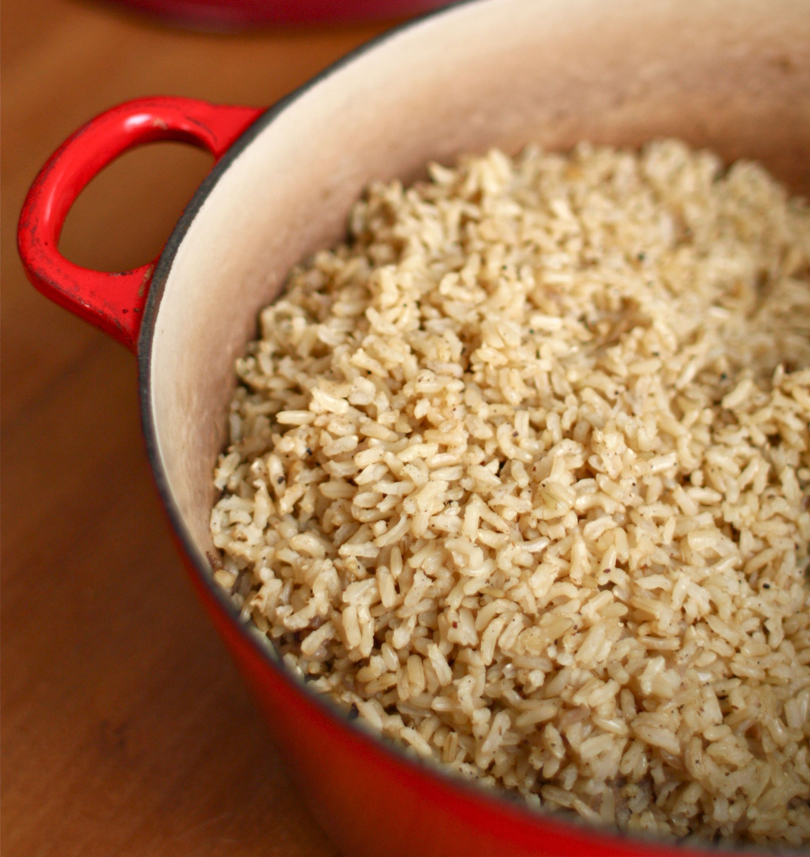 Baked Brown Rice