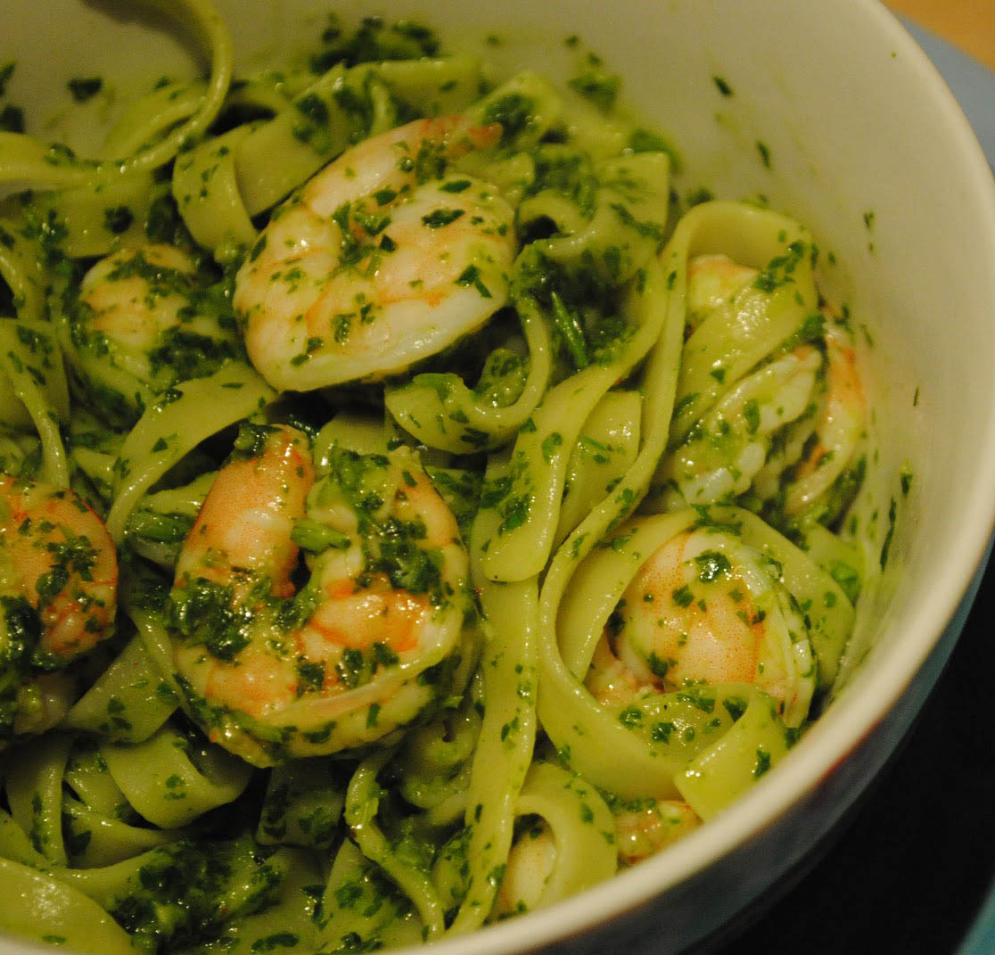 Low-FODMAP Gremolata Seafood Pasta