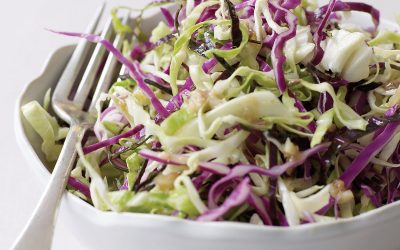 Low-FODMAP simple cabbage salad