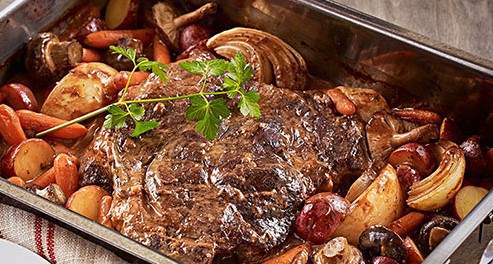 Low-FODMAP beef pot roast – slow cooker