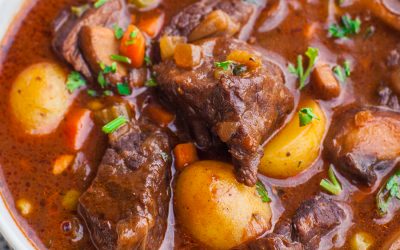 Low-FODMAP beef stew – slow-cooker – 3-10 hours