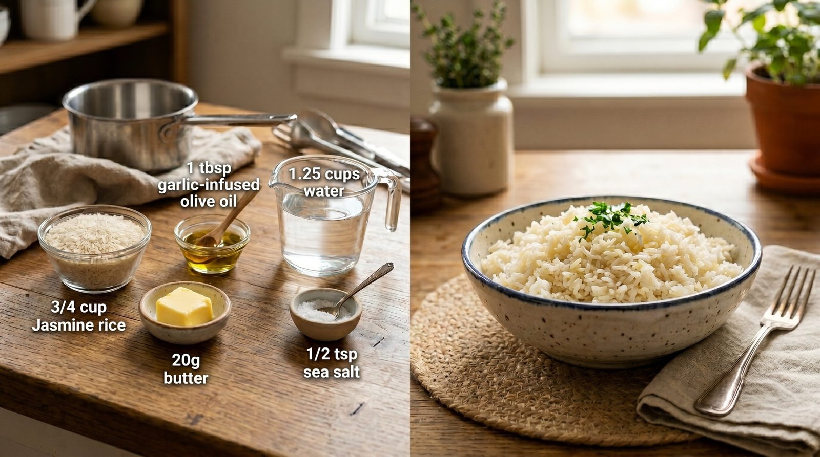 Low FODMAP Garlic Rice recipe