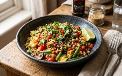 Low FODMAP leftover coconut fried rice
