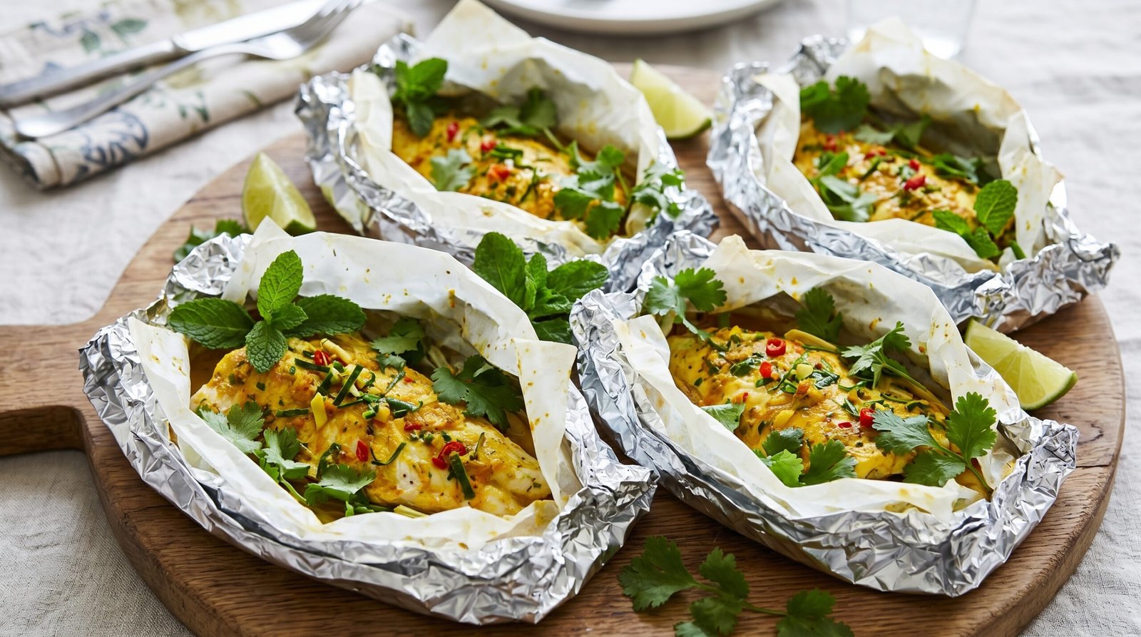 Low FODMAP Snapper Parcels